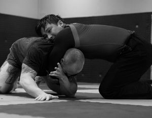 a demonstration of Submission Wrestling at Submission Scoundrels